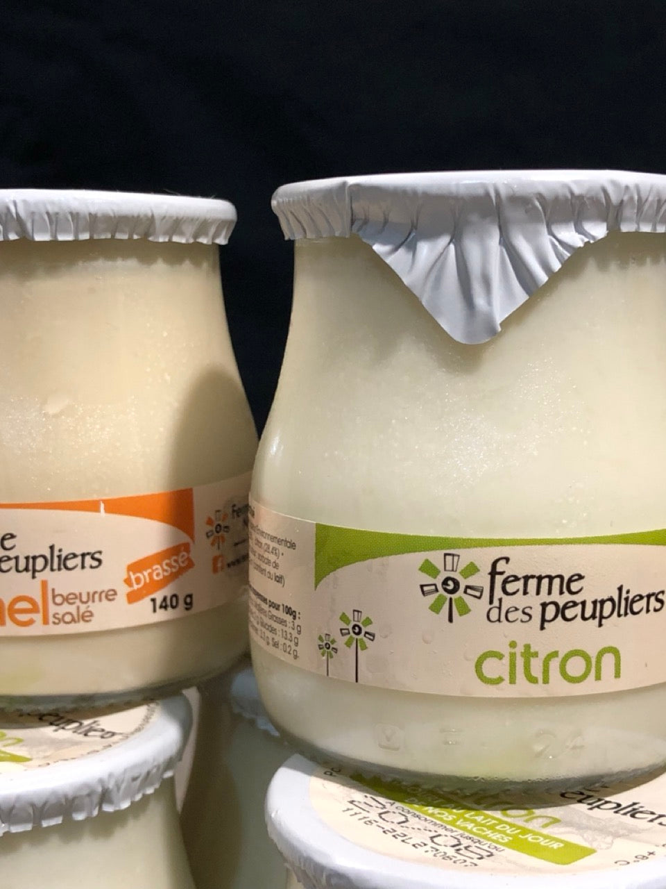 Yahourt aux fruits "ferme des peupliers"